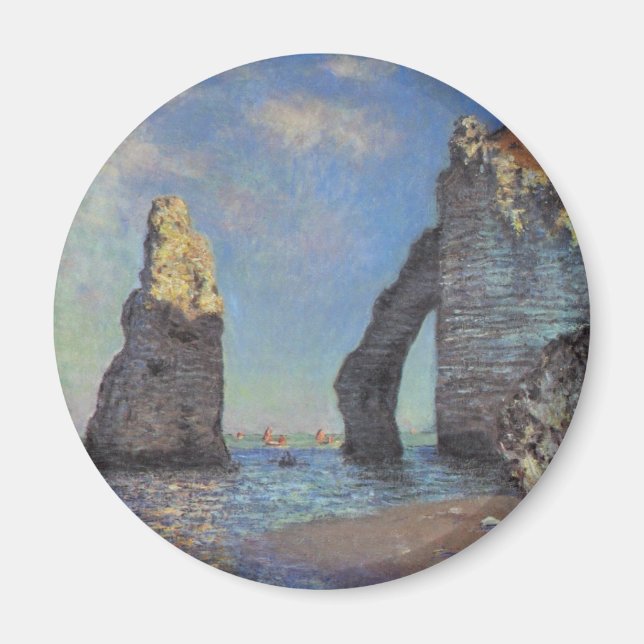 Klipparna vid Etretat Magnet (Framsidan)