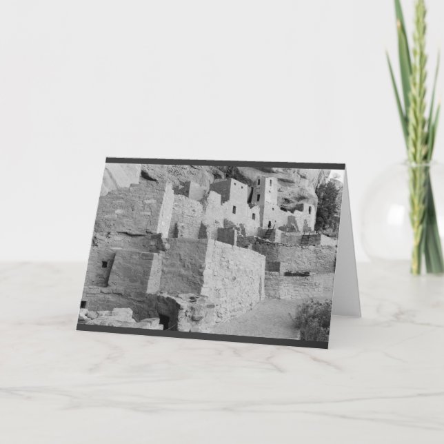 Klippaslott, nationalpark för Mesa Verde Kort (Framsida)