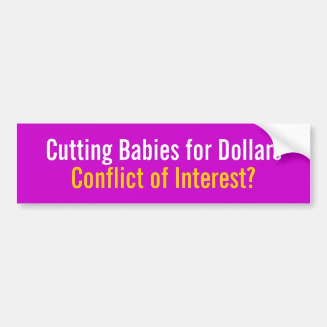 Klippbabyar för dollar bildekal (Framsidan)