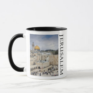 Klippdomen Västra murens torg, Jerusalem Mugg