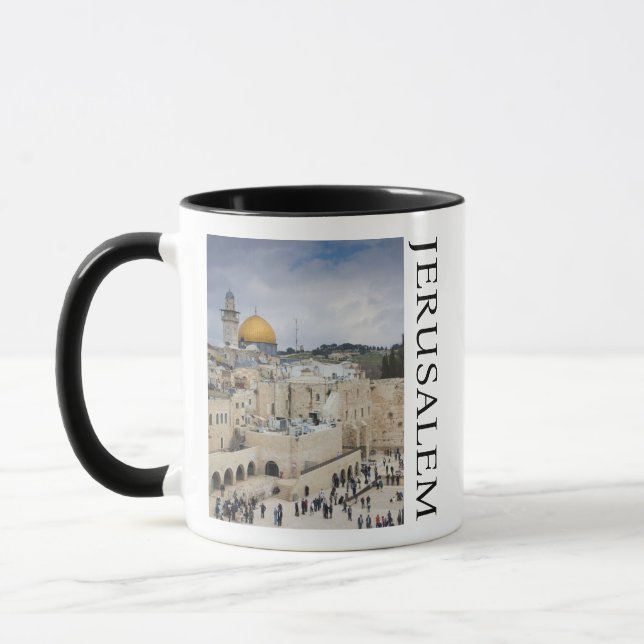 Klippdomen | Västra murens torg, Jerusalem Mugg (Vänster)