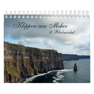 Klippen von Moher 12 Blickwinkel Kalender