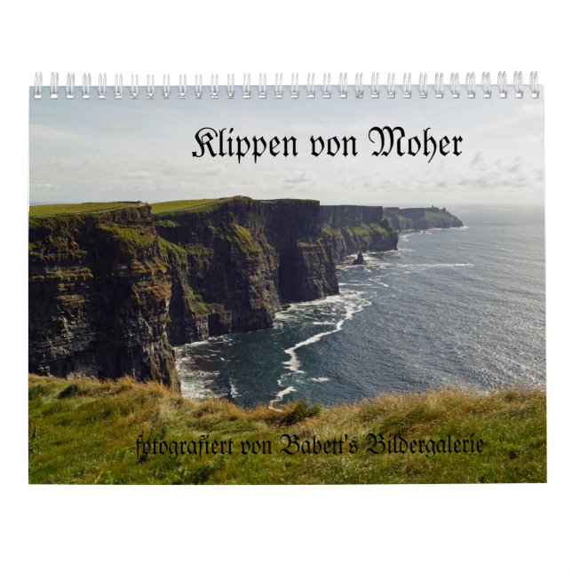 Klippen von Moher - Kalender deutsch  (Baksida)