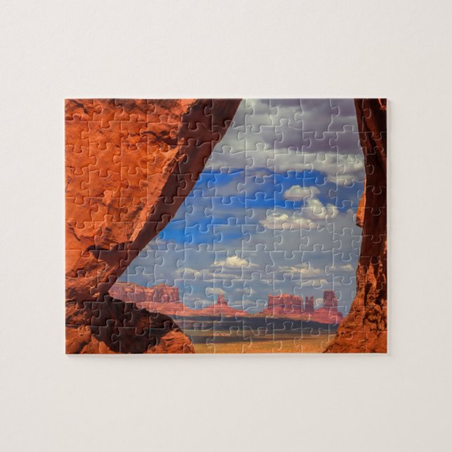 Klippfönster till Monument Valley, AZ Pussel (Horisontell)