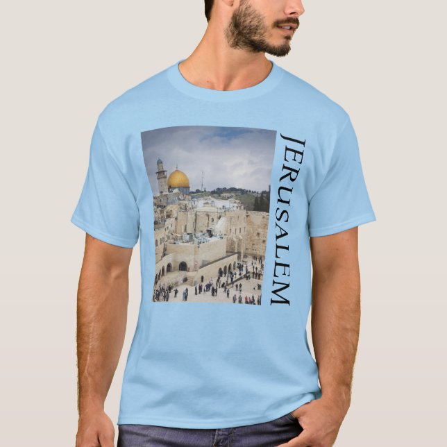 Klippholmen | Västra murens plats, Jerusalem T Shirt (Framsida)