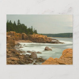 Klippig kust, Acadia National Park, Maine Vykort