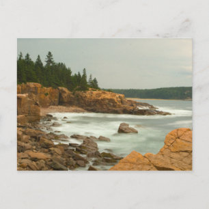 Klippig kust, Acadia National Park, Maine Vykort