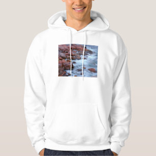 Klippig strand med vatten, Kanada Sweatshirt