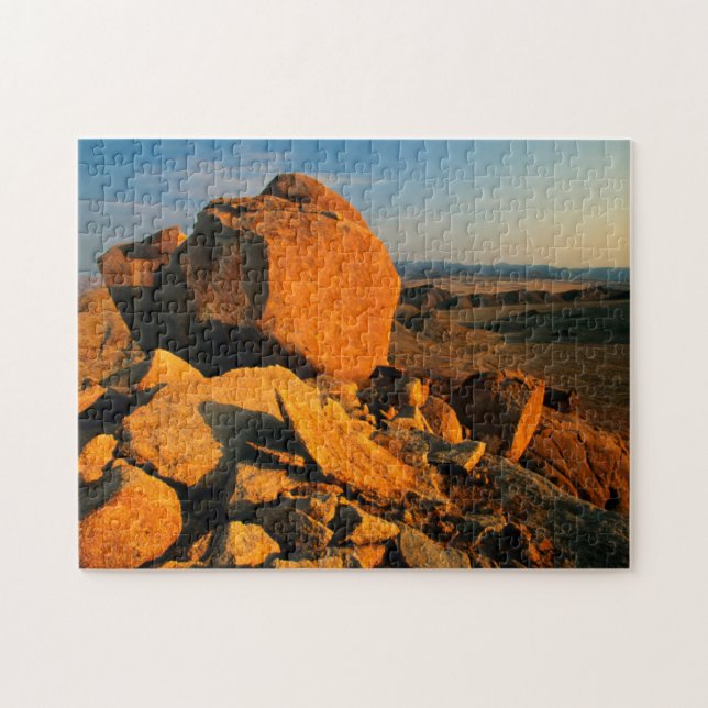 Klippig utlöpare och öken dalgång, Richtersveld Pussel (Horisontell)
