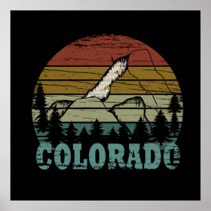 Klippiga bergen Colorado Poster