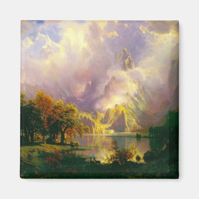 Klippiga bergen  magnet (Framsidan)