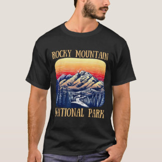 Klippiga bergens nationalpark colorado natur vandr t shirt