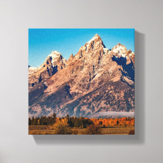 Klippiga bergsbild på duk canvastryck
