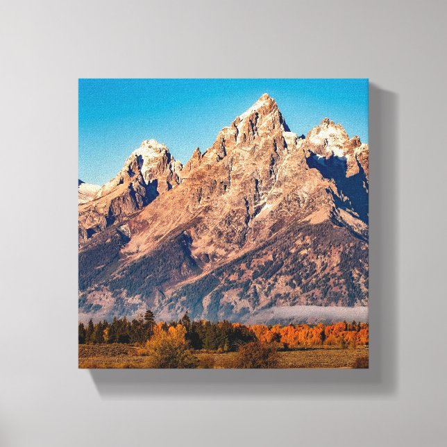 Klippiga bergsbild på duk canvastryck (Framsida)