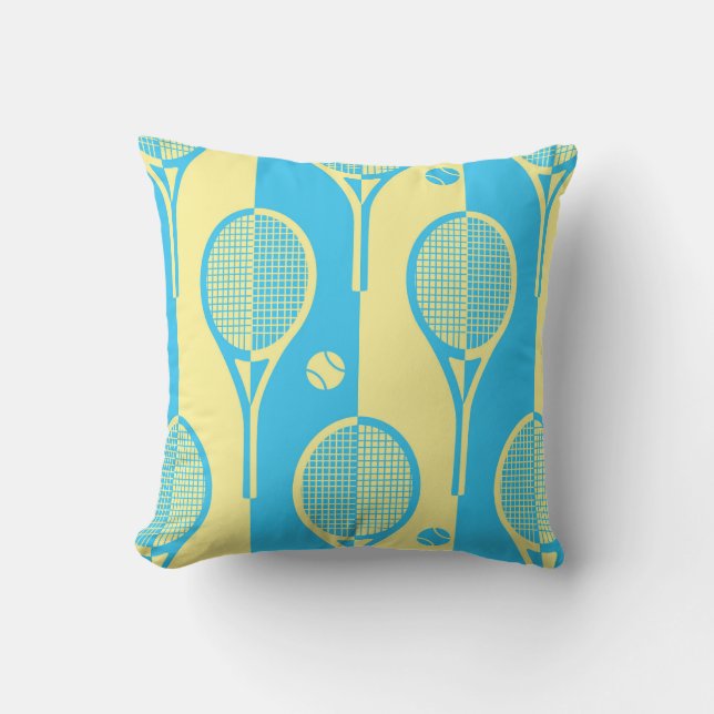 Klippiga tennisracketar kudde (Framsida)