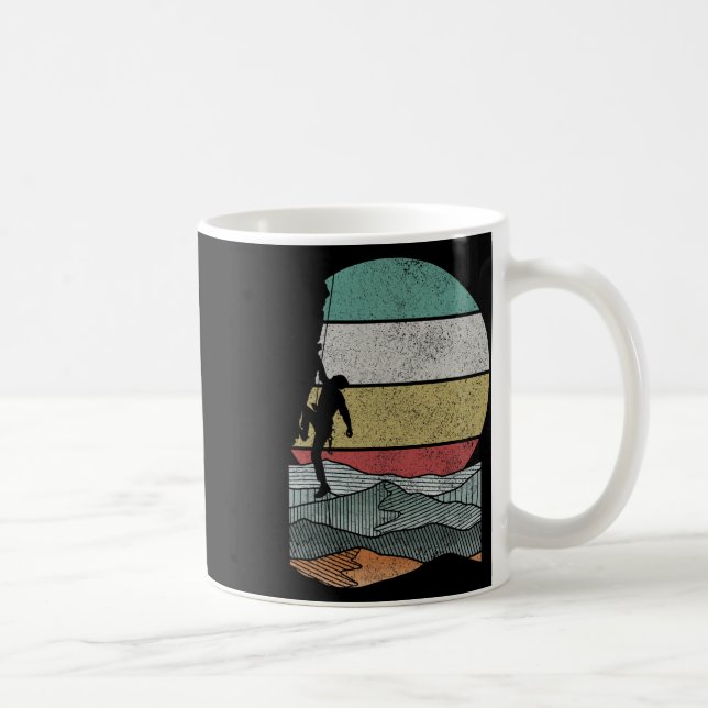 Klippklättrare Bouldering Klättra _7 Kaffemugg (Höger)