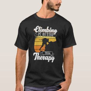 Klippklättrare Bouldering Klättra Är B T Shirt