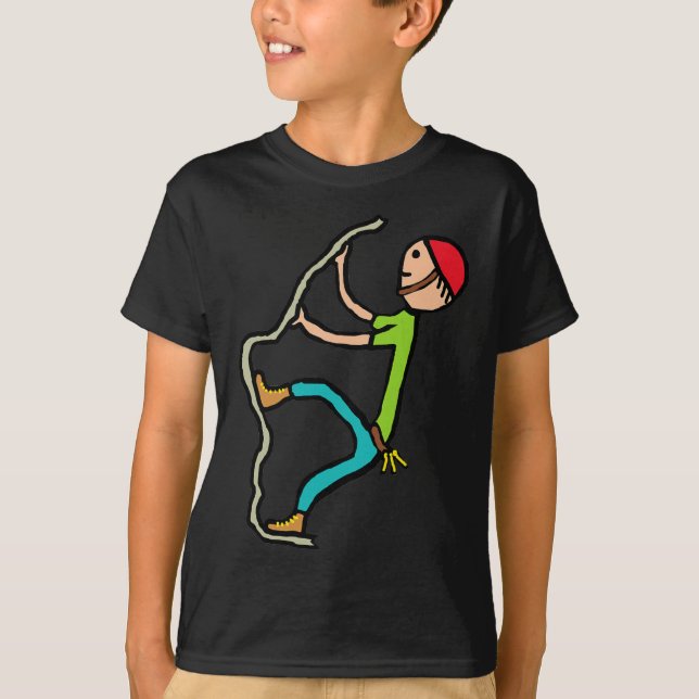 Klippklättring _8 t shirt (Framsida)