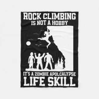 Klippklättring är inte en hobby, det är en zombiea fleecefilt