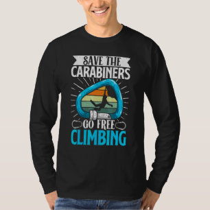 Klippklättring Bergsbestigare Bouldering Rädda Car T Shirt