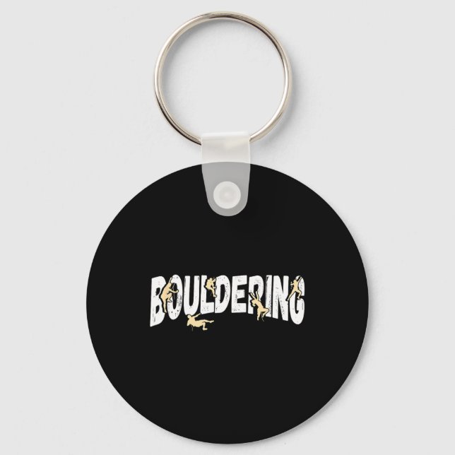 Klippklättring Bouldering  Nyckelring (Framsida)