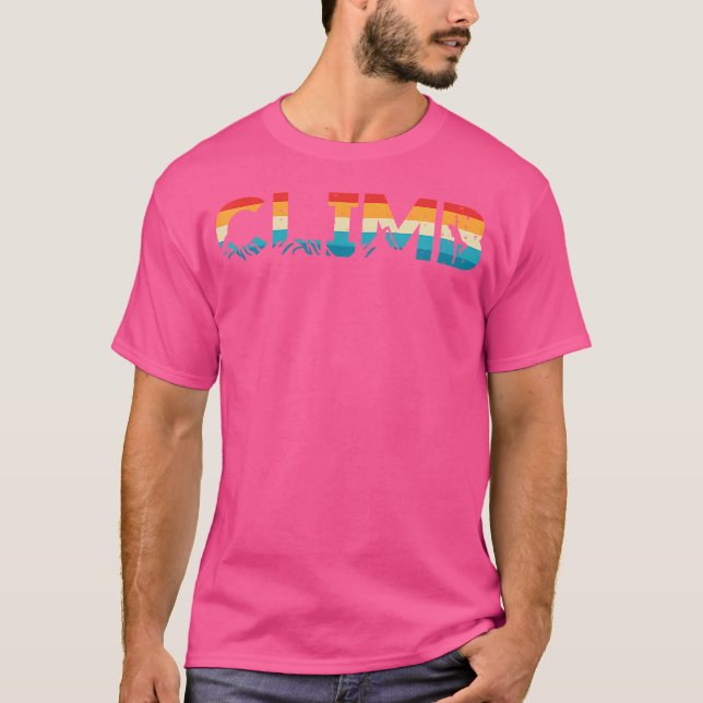 Klippklättring för Boulderingklättrare T Shirt (Framsida)