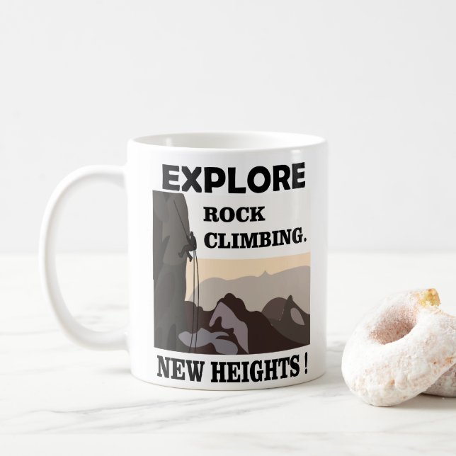 Klippklättring  kaffemugg (Med munk)