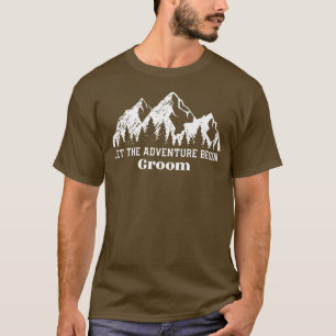 Klippklättring Klättrare Låt Äventyret Börja Groo T Shirt
