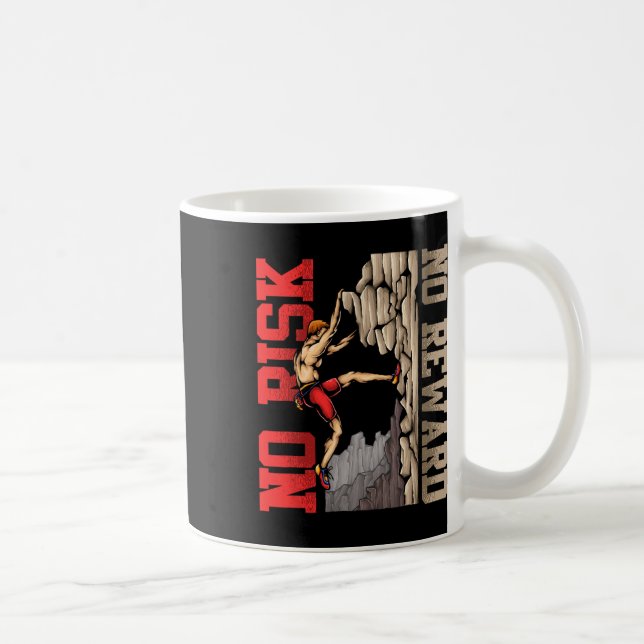 Klippklättring Presentidé Bouldering Klättrare Kaffemugg (Höger)