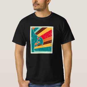 Klippklättring Retro Vintage T Shirt