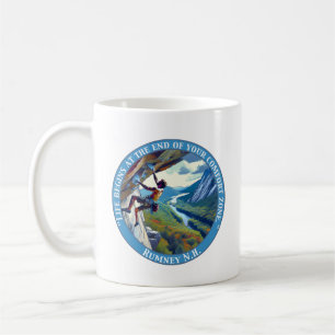 Klippklättring Rumney New Hampshire Kaffemugg