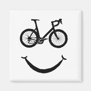 Klippklippet BikingClipArt för cykliskt cykel i L Magnet