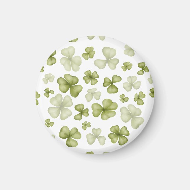 Klippkonst saint patrick klöver magnet (Framsidan)