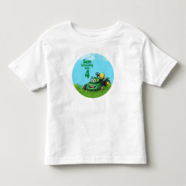 Klippning på födelsedagspresent för gräsklippare t shirt