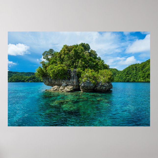 Klippö i Rock Islands Poster (Framsidan)
