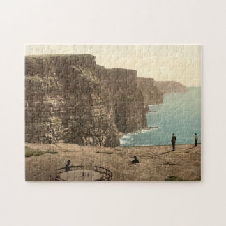 Klippor av det Moher Irland färgpussel Pussel