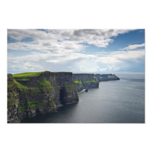 Klippor av Moher i Irland fototryck