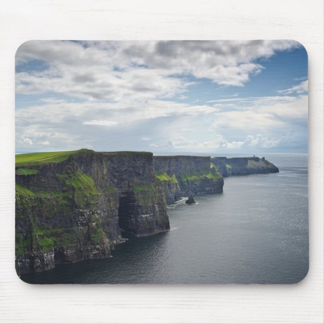 Klippor av Moher i Irland mousepad Musmatta (Framsidan)