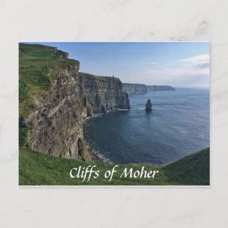 Klippor av Moher, Irland, vykort