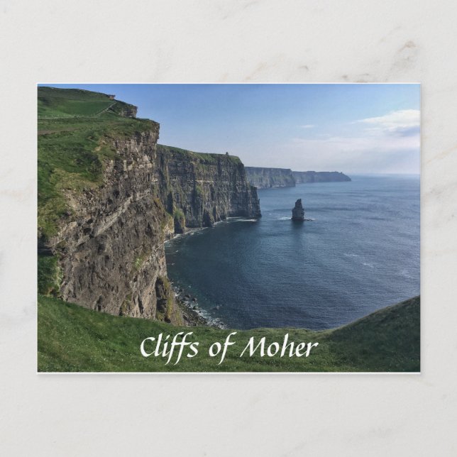 Klippor av Moher, Irland, vykort (Framsida)