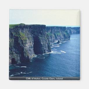 Klippor av Moher, ståndsmässiga Clare, Irland Magnet