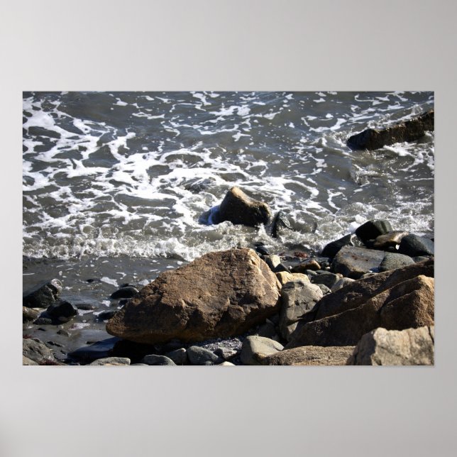 Klippor i havet Affisch (Framsidan)