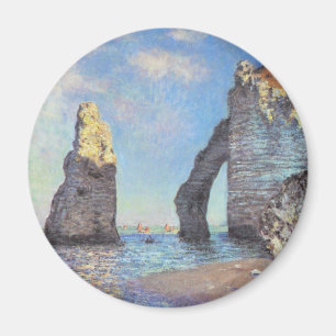 Klipporna på Etretat - Claude Monet Magnet