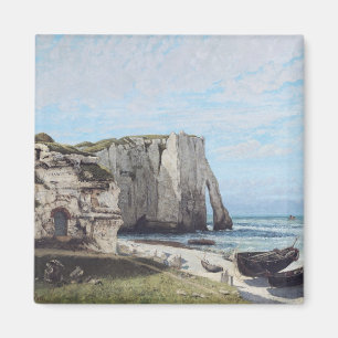 Klipporna på Etretat efter stormen, 1870 Magnet