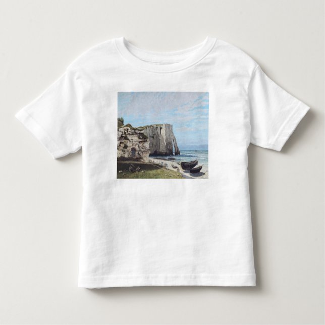 Klipporna på Etretat efter stormen, 1870 T Shirt (Framsida)