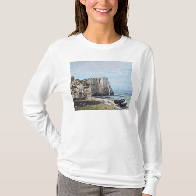 Klipporna på Etretat efter stormen, 1870 T-shirt (Framsida)