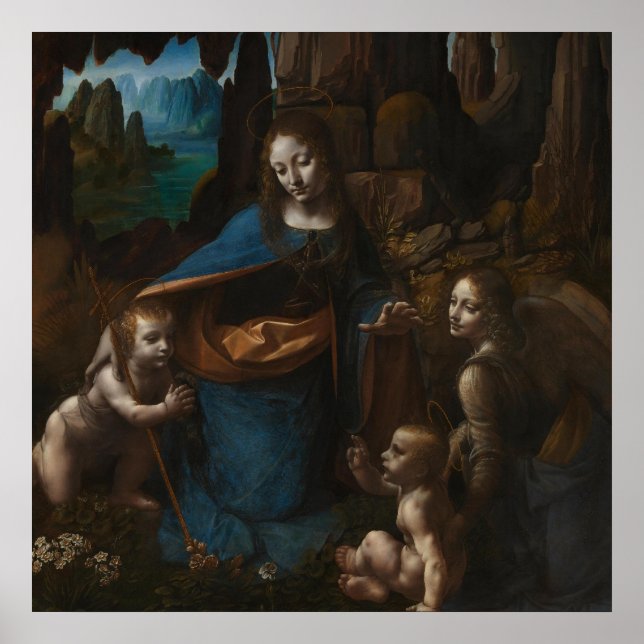 klippornas madonna poster (Framsidan)
