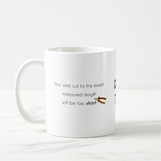Klippte för kort! kaffemugg