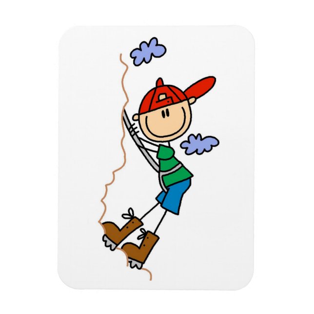 Klippträlstickfigur Magnet (Vertikal)