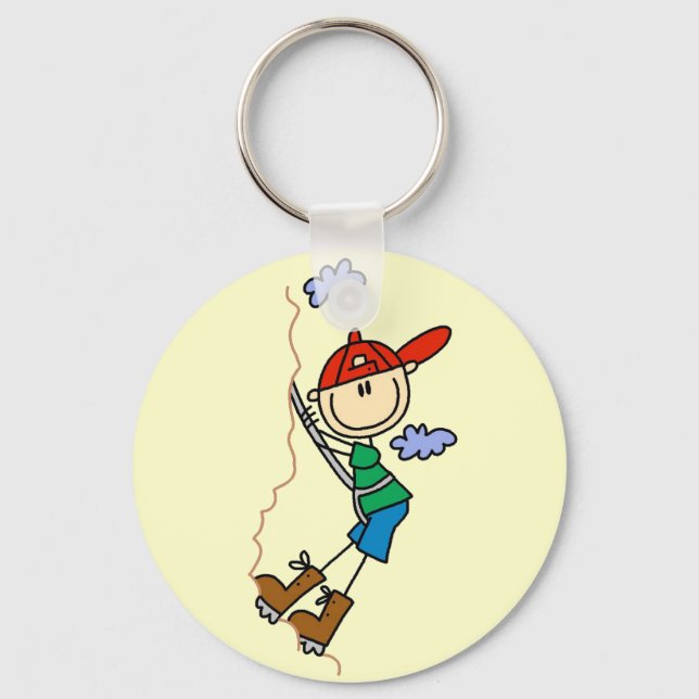 Klippträlstickfigur Nyckelring (Framsida)